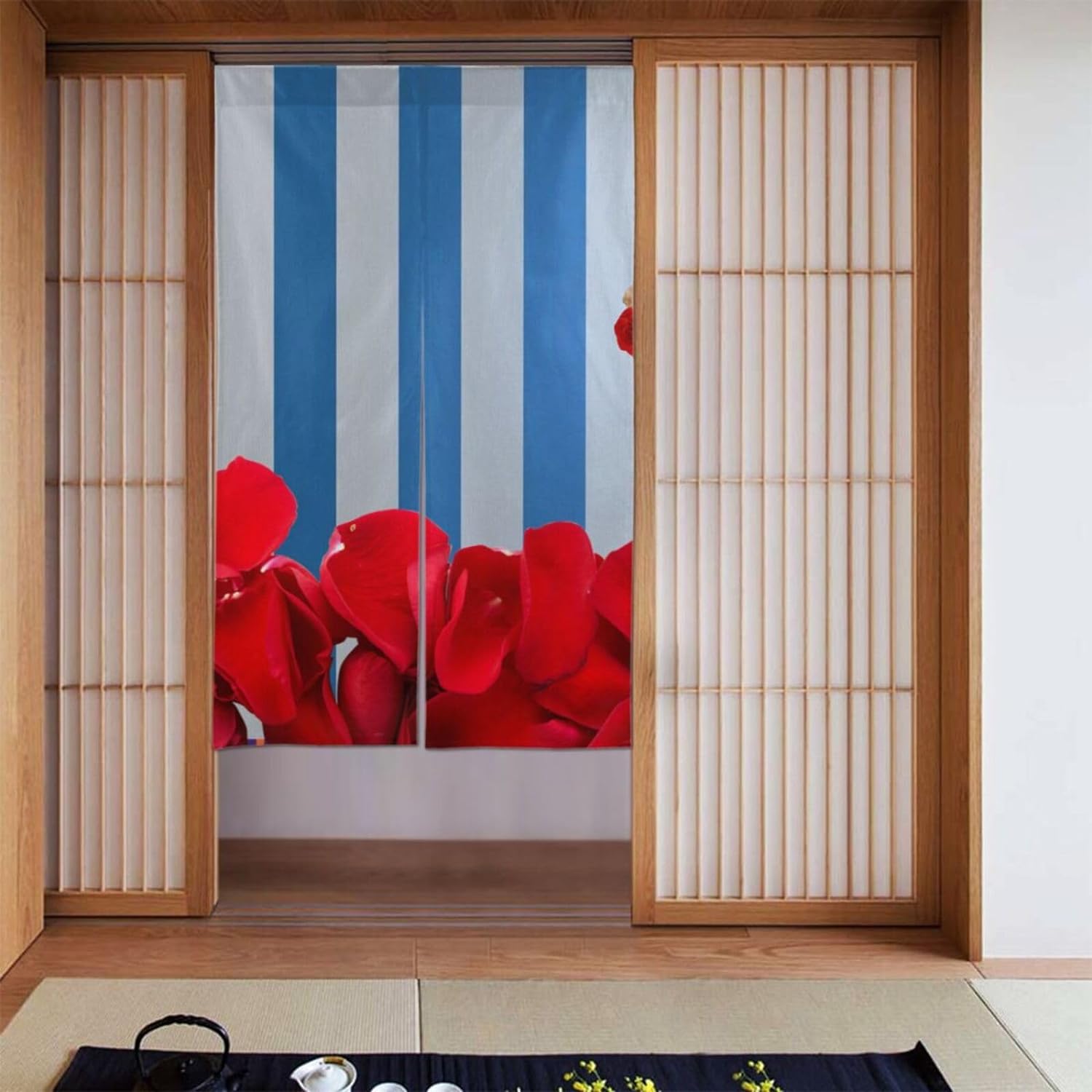 Романтическая занавеска с прин – обзор и цена Noren Curtain Doorway