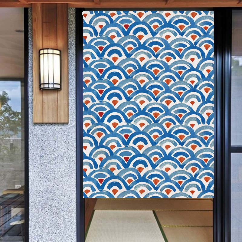 Волнистая текстура, японские ш – обзор и цена Noren Curtain Doorway