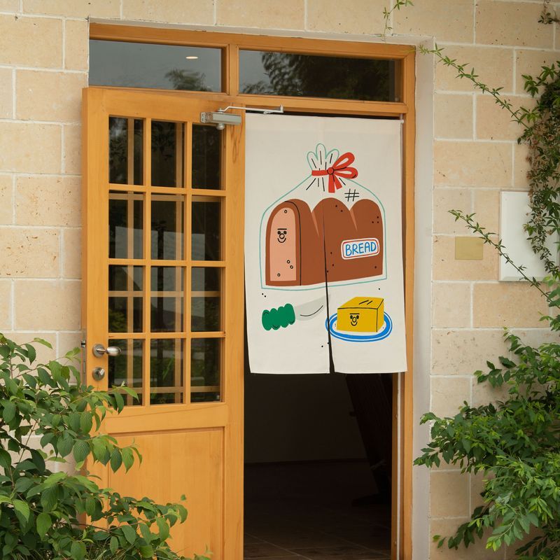Занавеска для дверного проема  – обзор и цена Noren Curtain Doorway